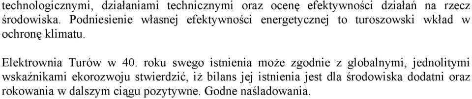 Elektrownia Turów w 40.