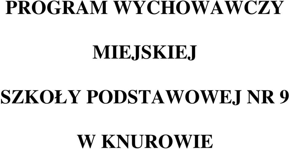 MIEJSKIEJ
