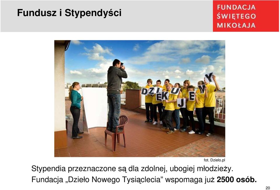 zdolnej, ubogiej młodzieży.