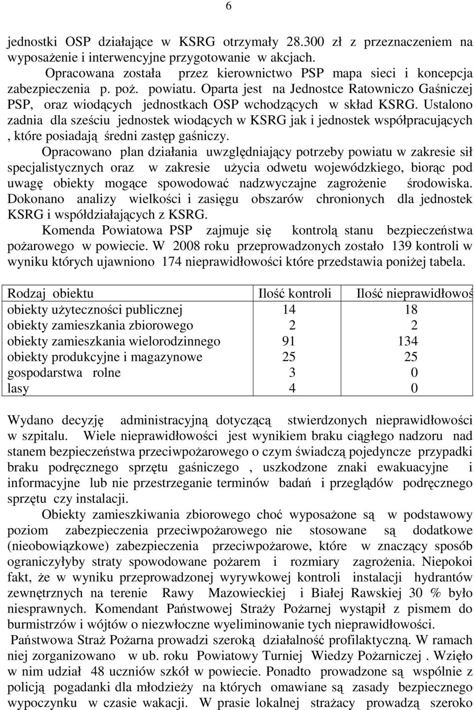Oparta jest na Jednostce Ratowniczo Gaśniczej PSP, oraz wiodących jednostkach OSP wchodzących w skład KSRG.