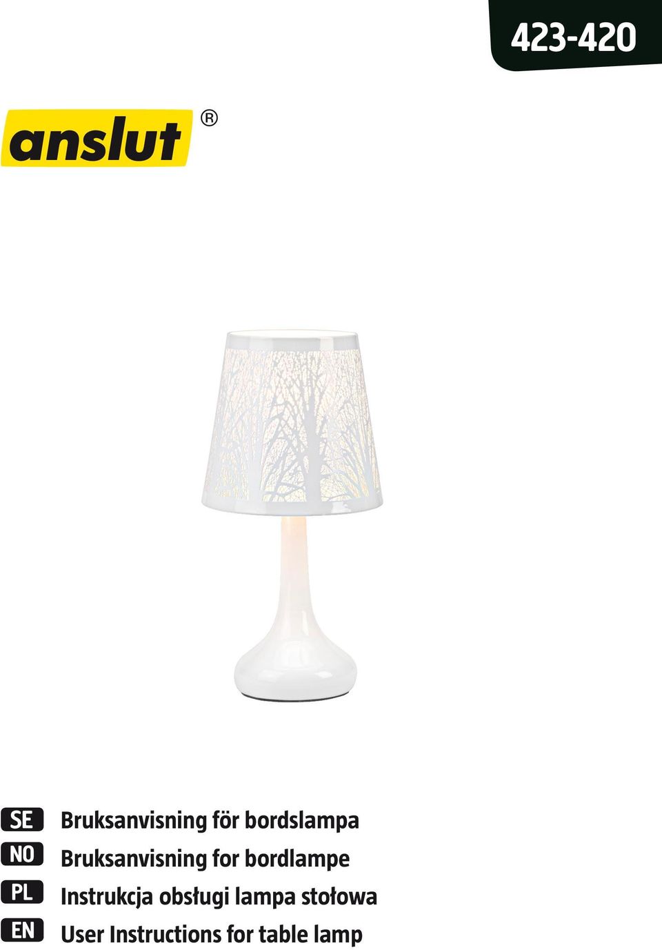 bordlampe Instrukcja obsługi