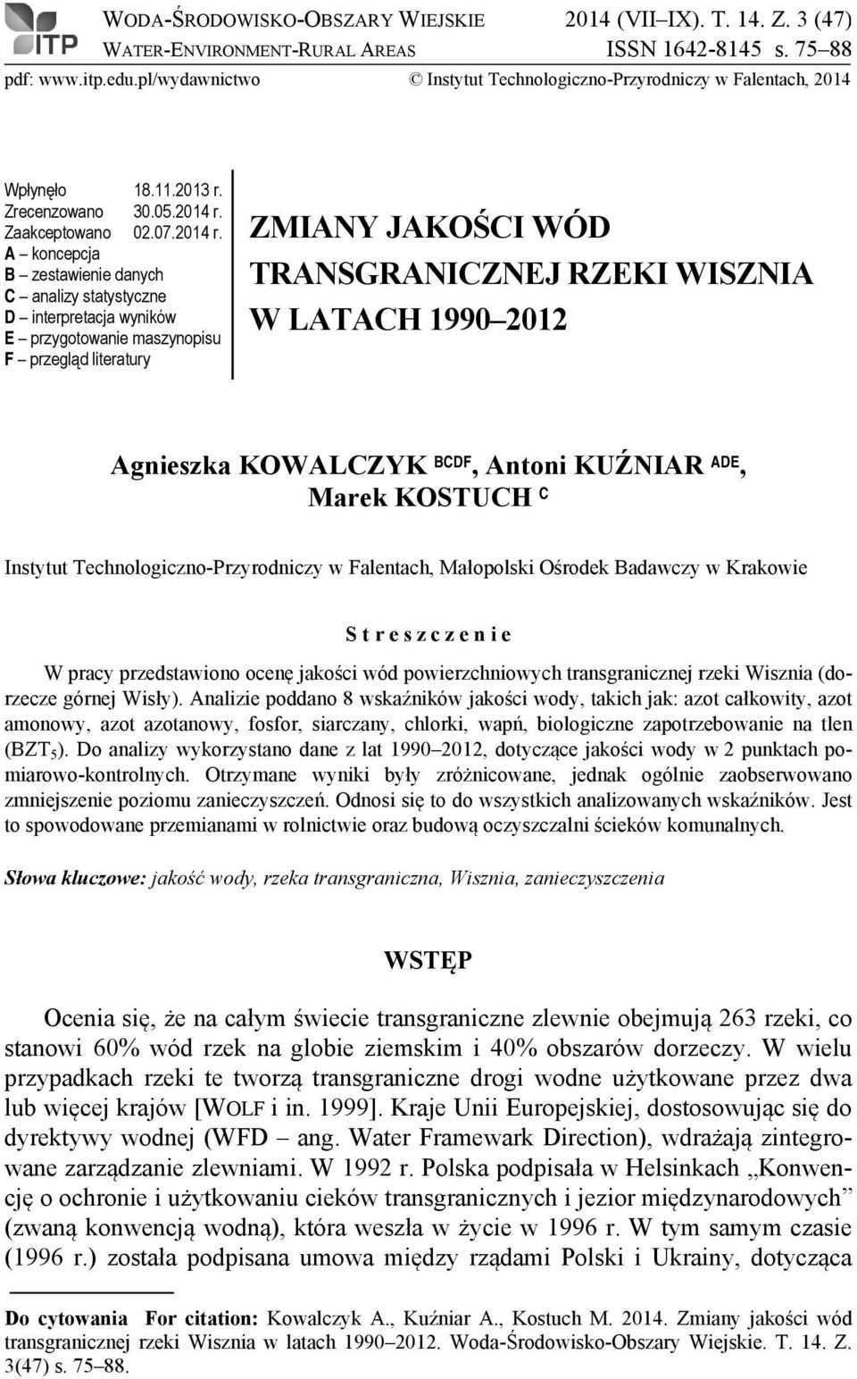 Zaakceptowano 02.07.2014 r.