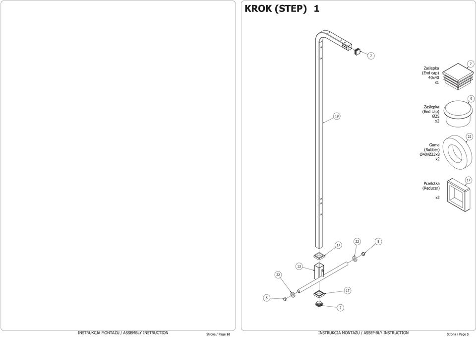 Ø40/Øx8 Przelotka (Reducer) 5 13