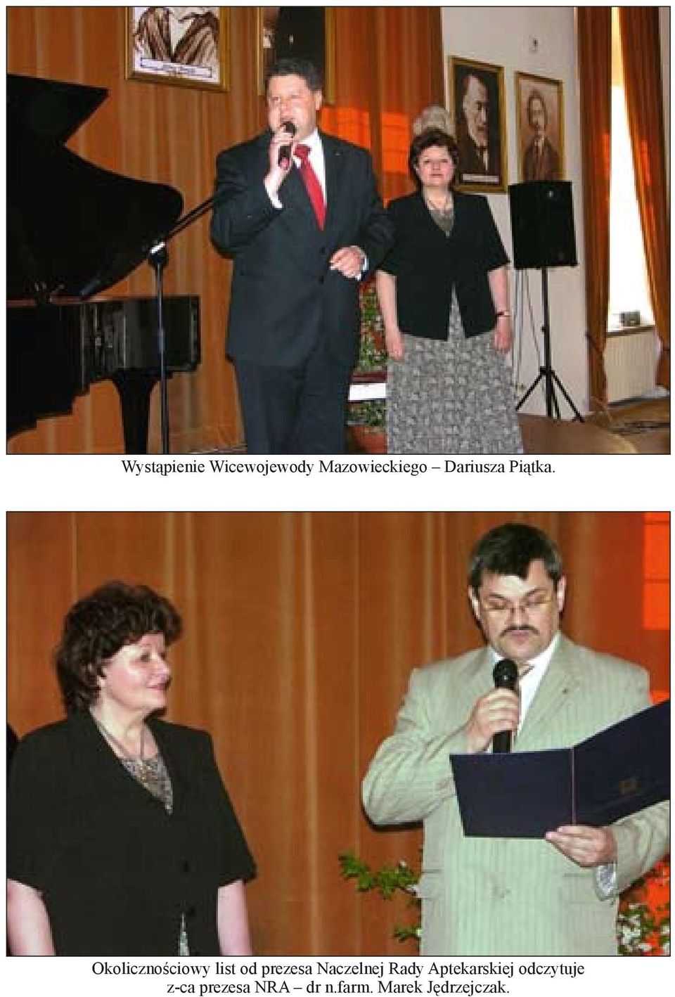 Okolicznościowy list od prezesa Naczelnej