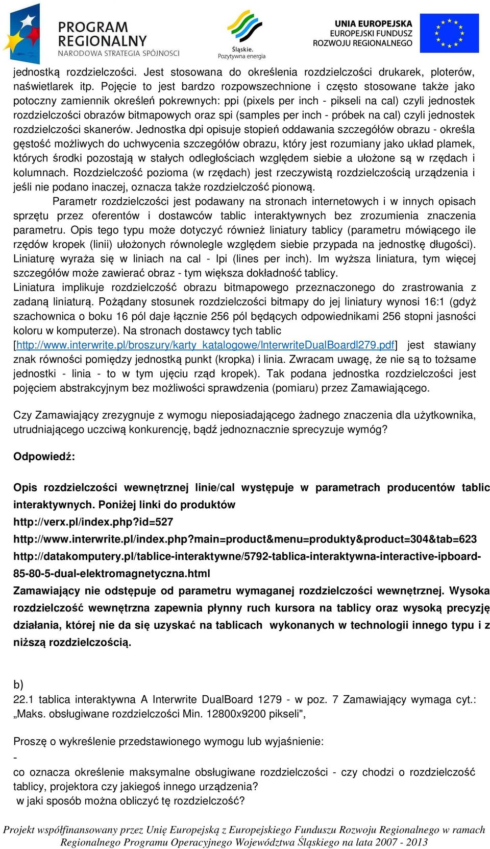 oraz spi (samples per inch - próbek na cal) czyli jednostek rozdzielczości skanerów.