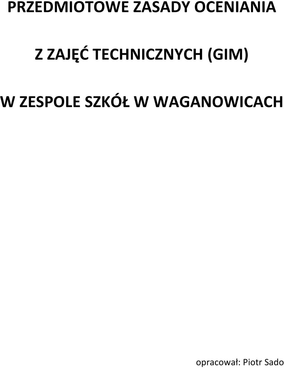 TECHNICZNYCH (GIM) W