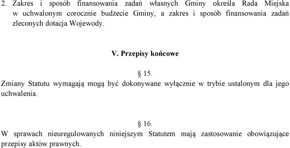 Przepisy końcowe 15.