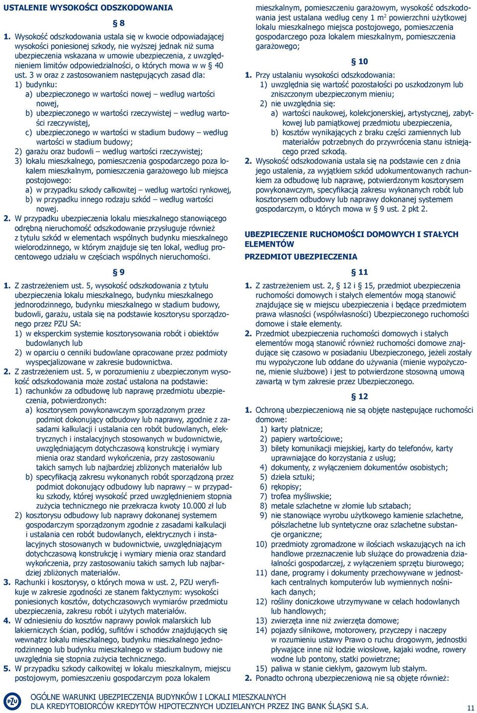 odpowiedzialności, o których mowa w w 40 ust.