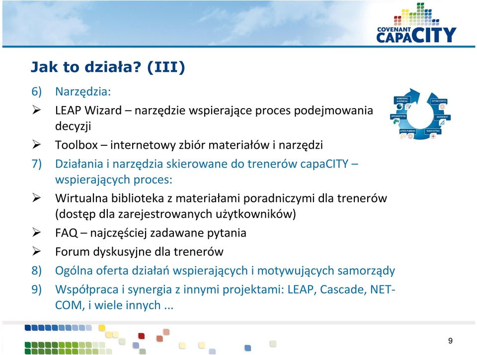 Działania i narzędzia skierowane do trenerów capacity wspierających proces: Wirtualna biblioteka z materiałami poradniczymi dla trenerów