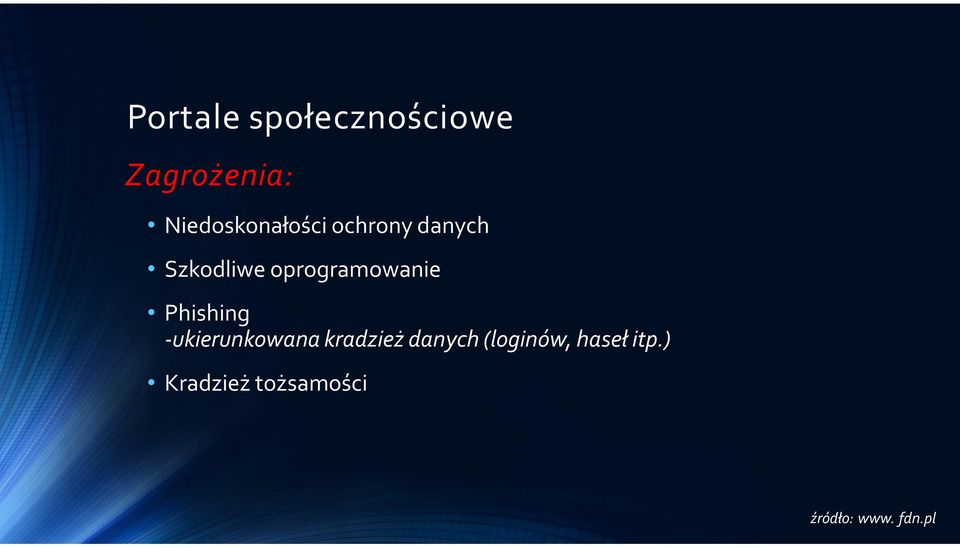 oprogramowanie Phishing -ukierunkowana kradzież