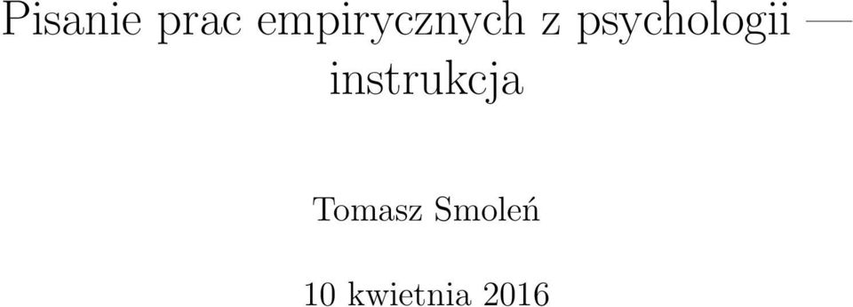psychologii
