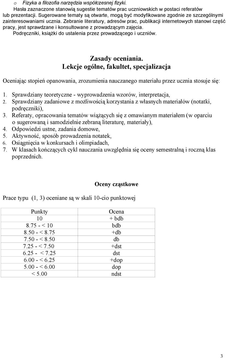 Zebranie literatury, adresów prac, publikacji internetowych stanowi część pracy, jest sprawdzane i konsultowane z prowadzącym zajęcia. Podręczniki, książki do ustalenia przez prowadzącego i uczniów.