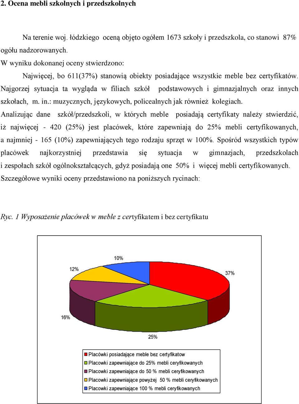 Najgorzej sytuacja ta wygląda w filiach szkół podstawowych i gimnazjalnych oraz innych szkołach, m. in.: muzycznych, językowych, policealnych jak również kolegiach.