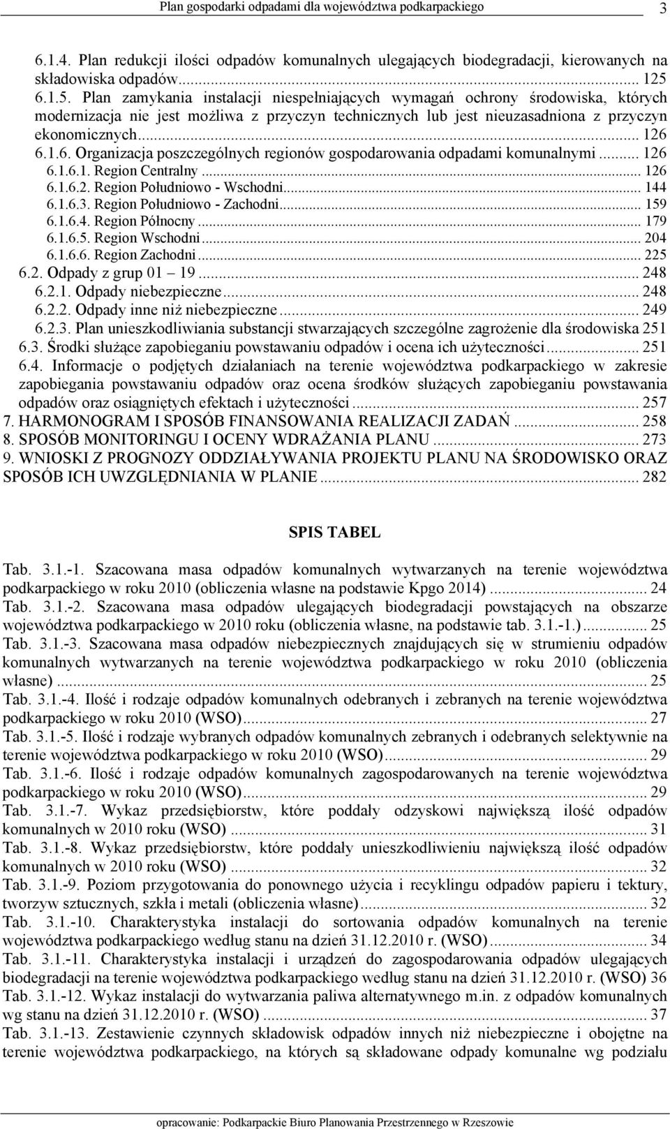 .. 126 6.1.6.1. Region Centralny... 126 6.1.6.2. Region Południowo - Wschodni... 144 6.1.6.3. Region Południowo - Zachodni... 159 6.1.6.4. Region Północny... 179 6.1.6.5. Region Wschodni... 204 6.1.6.6. Region Zachodni.