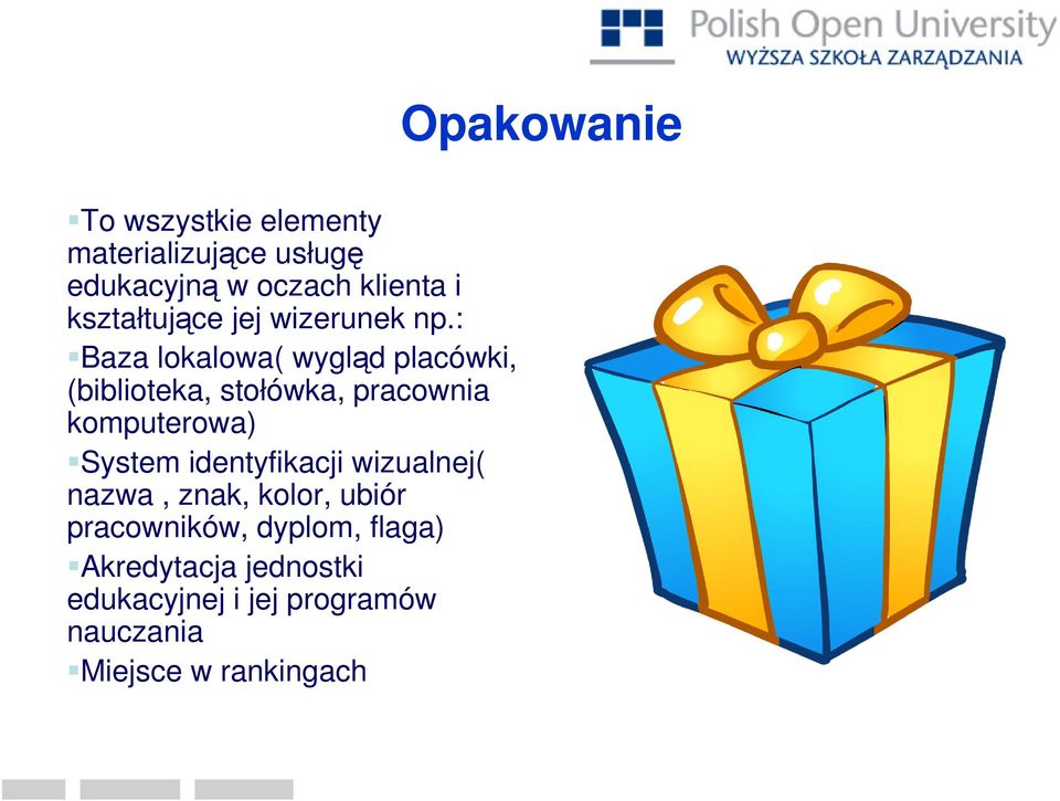 : Baza lokalowa( wygląd placówki, (biblioteka, stołówka, pracownia komputerowa) System