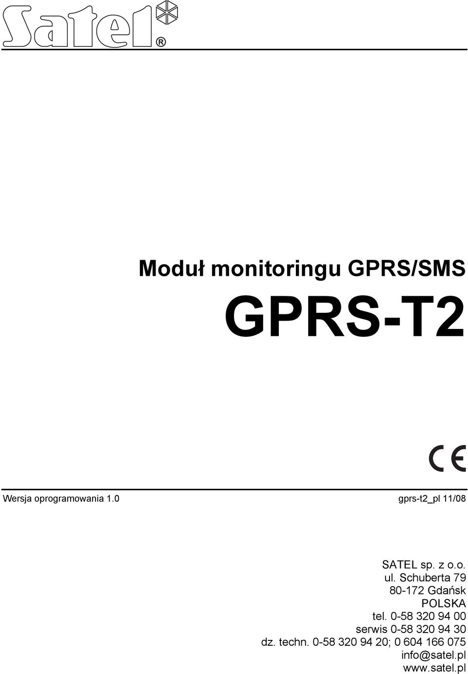 Schuberta 79 80-172 Gdańsk POLSKA tel.