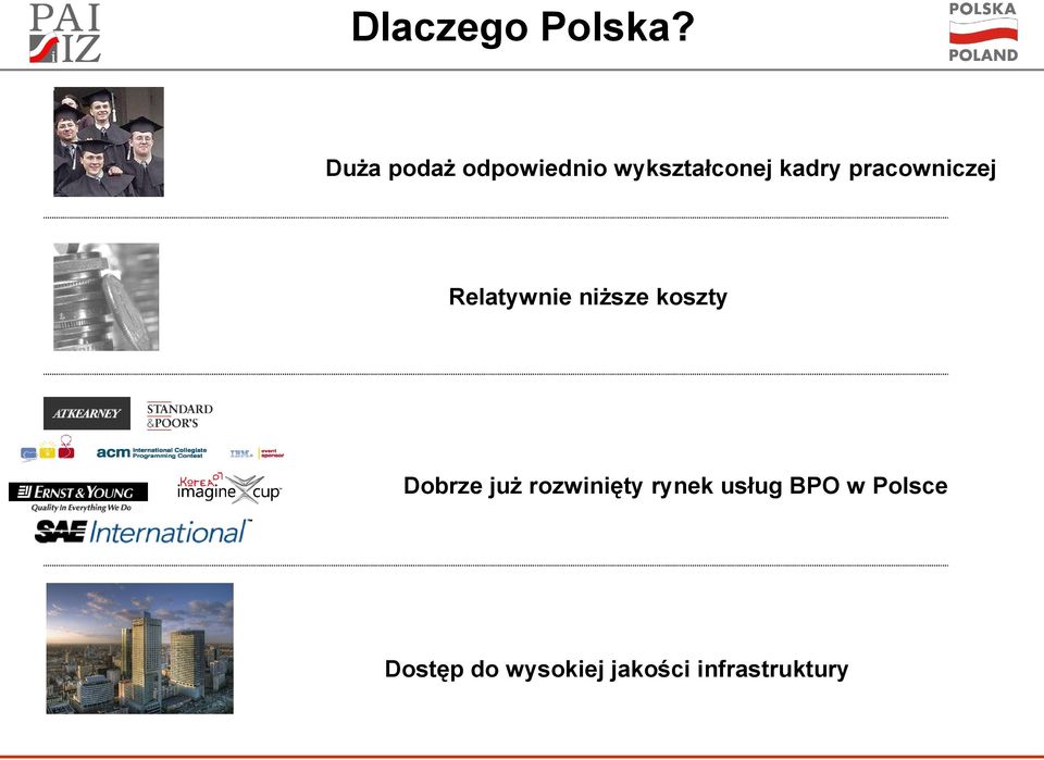 pracowniczej Relatywnie niższe koszty Dobrze