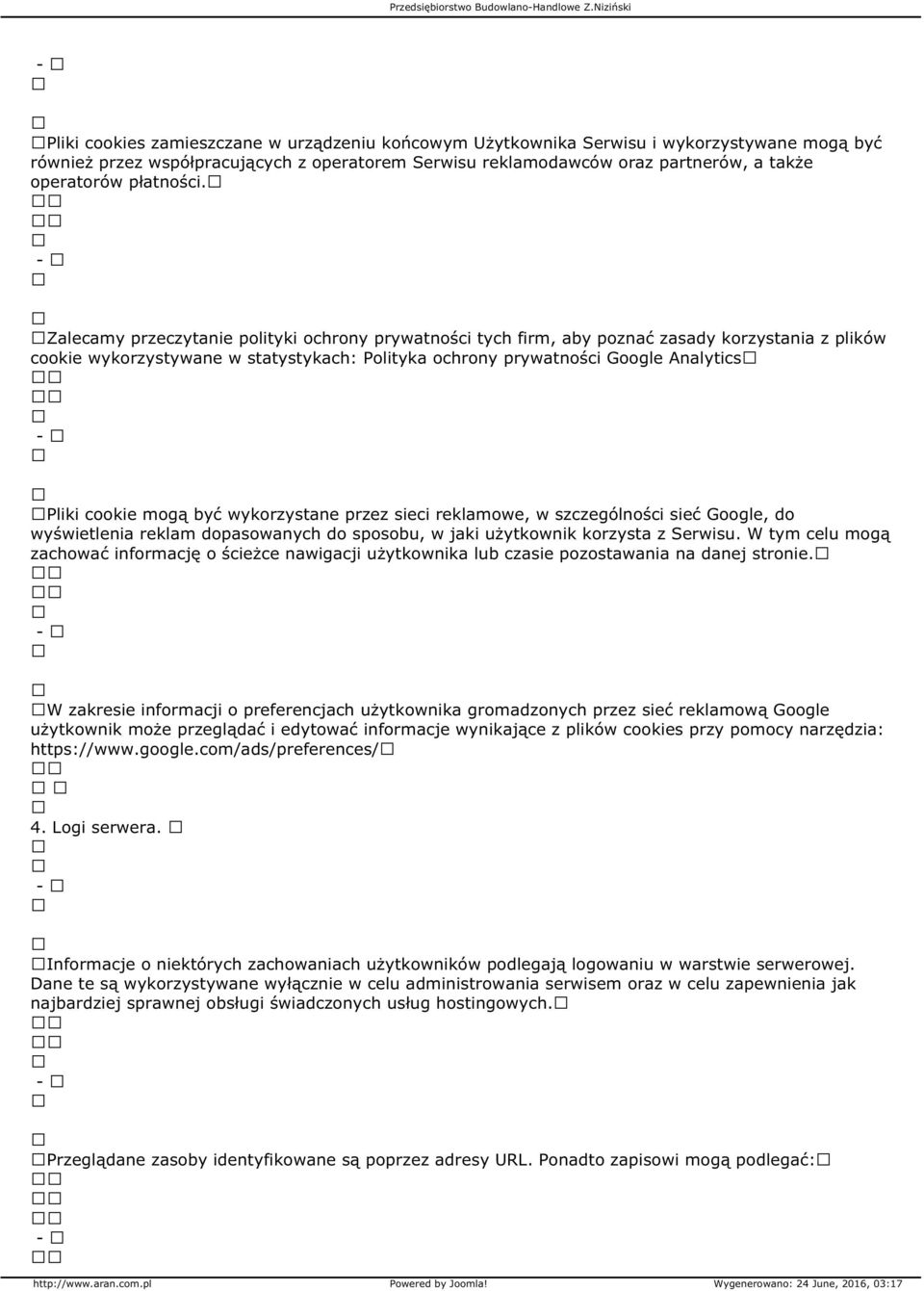 operatorów płatności.