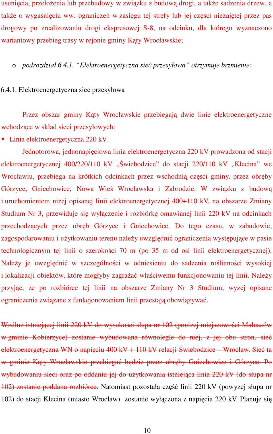 Wrocławskie; o podrozdział 6.4.1.