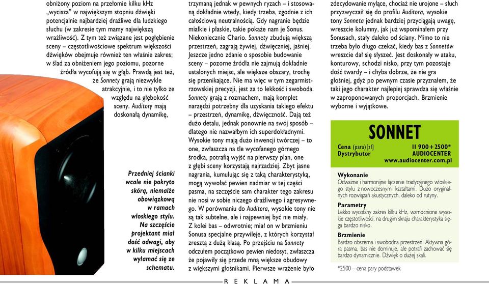 Prawd¹ jest te, e Sonnety graj¹ niezwykle atrakcyjnie, i to nie tylko ze wzglêdu na g³êbokoœæ sceny.