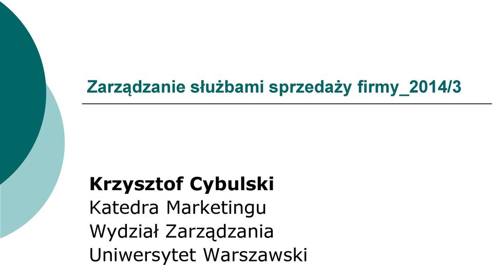 Cybulski Katedra Marketingu