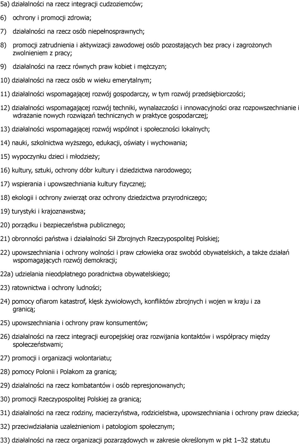 gospodarczy, w tym rozwój przedsiębiorczości; 12) działalności wspomagającej rozwój techniki, wynalazczości i innowacyjności oraz rozpowszechnianie i wdrażanie nowych rozwiązań technicznych w