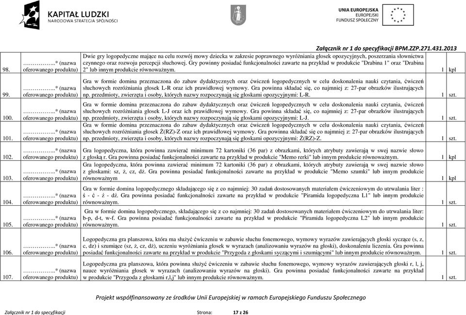 Gra w formie domina przeznaczona do zabaw dydaktycznych oraz ćwiczeń logopedycznych w celu doskonalenia nauki czytania, ćwiczeń słuchowych rozróŝniania głosek L-R oraz ich prawidłowej wymowy.