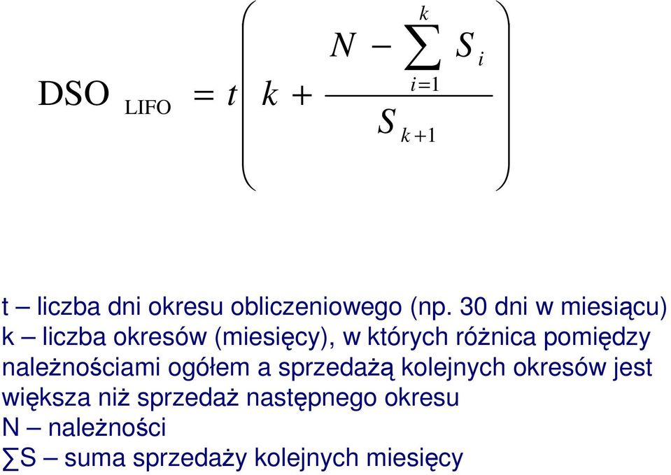 pomiędzy naleŝnościami ogółem a sprzedaŝą kolejnych okresów jest większa