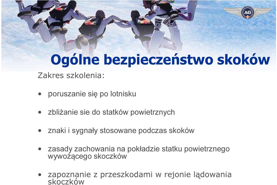 stosowane podczas skoków zasady zachowania na pokładzie statku