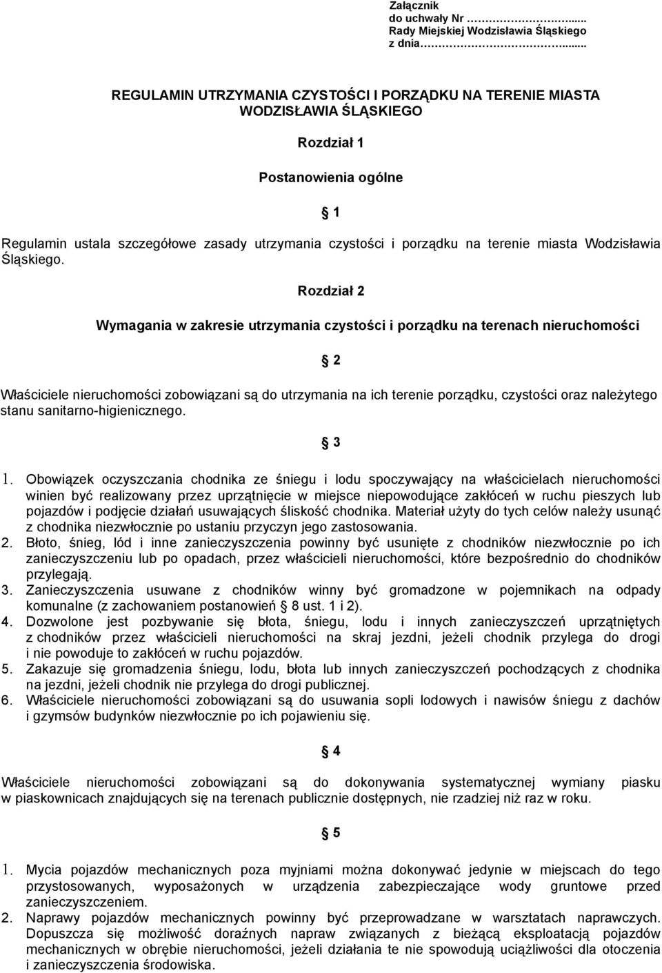 miasta Wodzisławia Śląskiego.