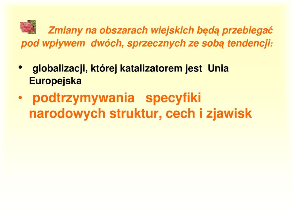 globalizacji, której katalizatorem jest Unia