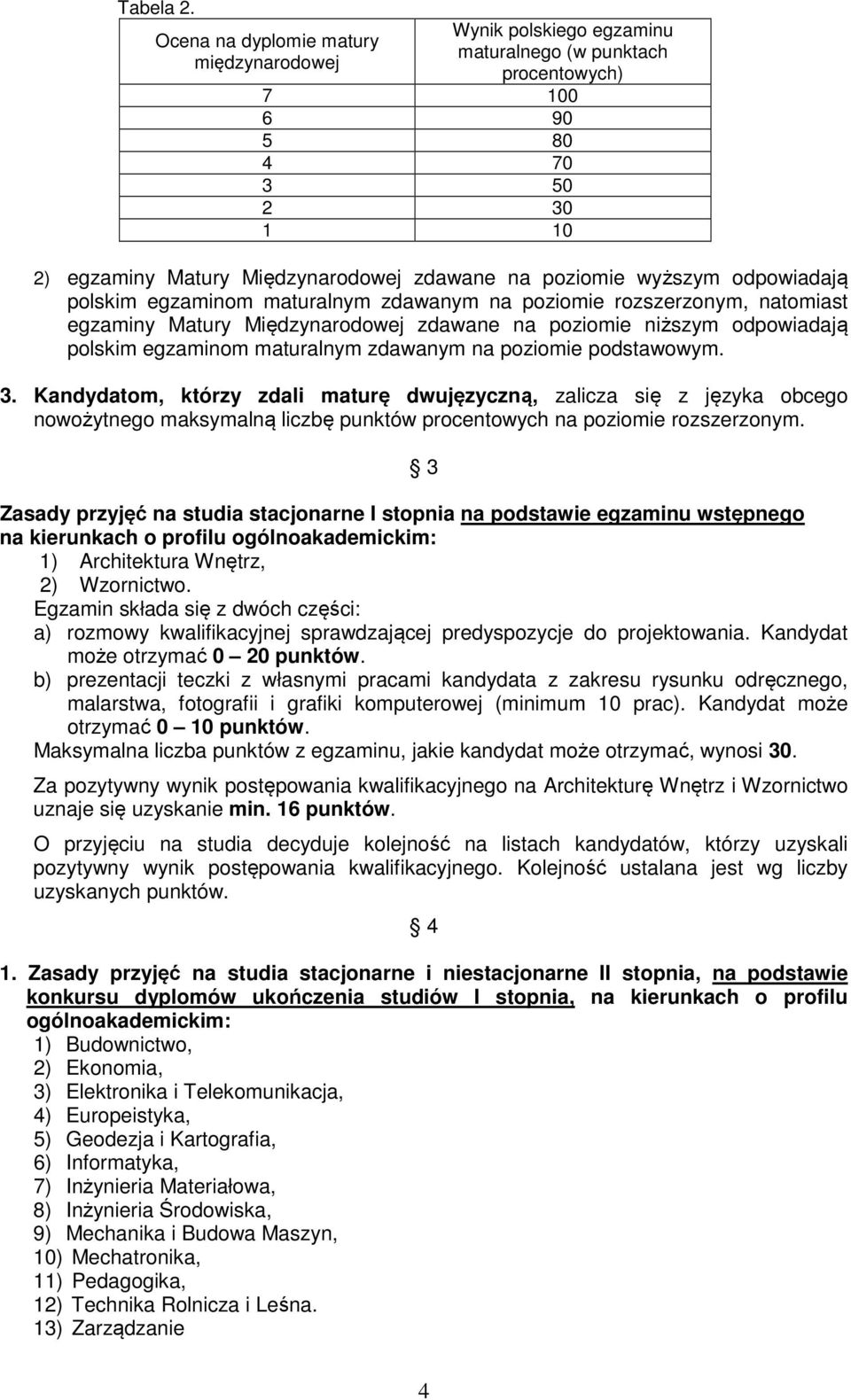 wyższym odpowiadają polskim egzaminom maturalnym zdawanym na poziomie rozszerzonym, natomiast egzaminy Matury Międzynarodowej zdawane na poziomie niższym odpowiadają polskim egzaminom maturalnym