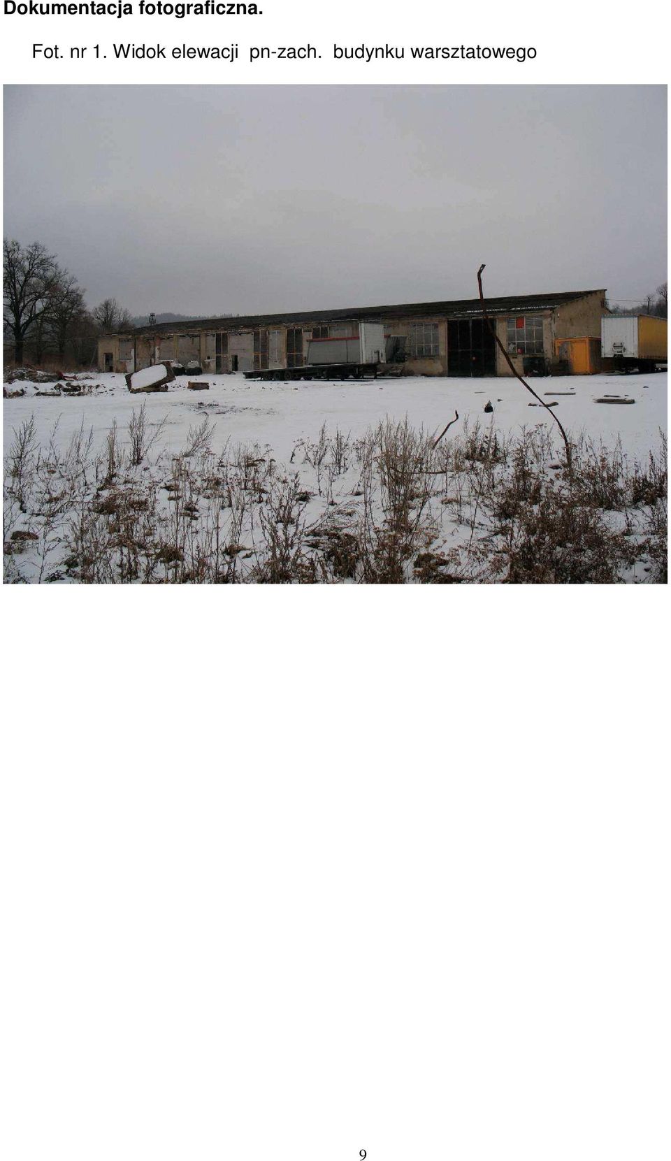 nr 1. Widok elewacji