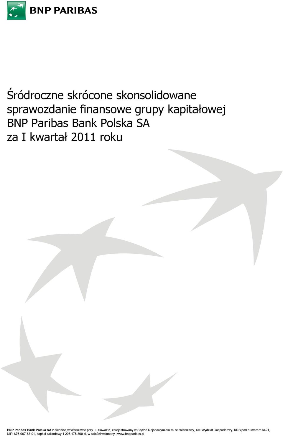 Suwak 3, zarejestrowany w Sądzie Rejonowym dla m. st.