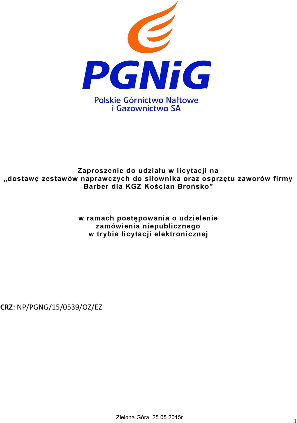 ramach postępowania o udzielenie zamówienia niepublicznego w trybie