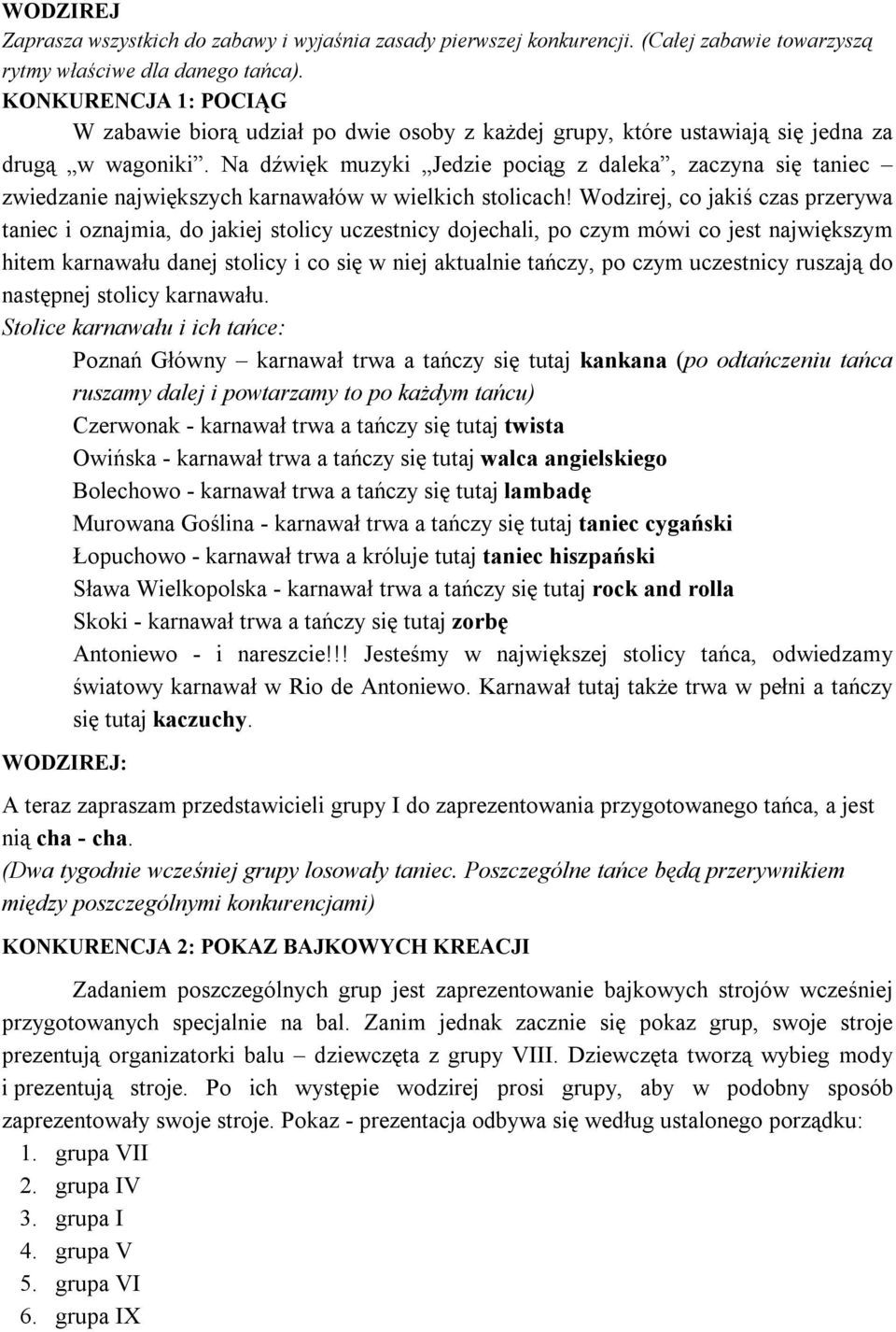 SCENARIUSZ BALU KARNAWAŁOWEGO - PDF Free Download