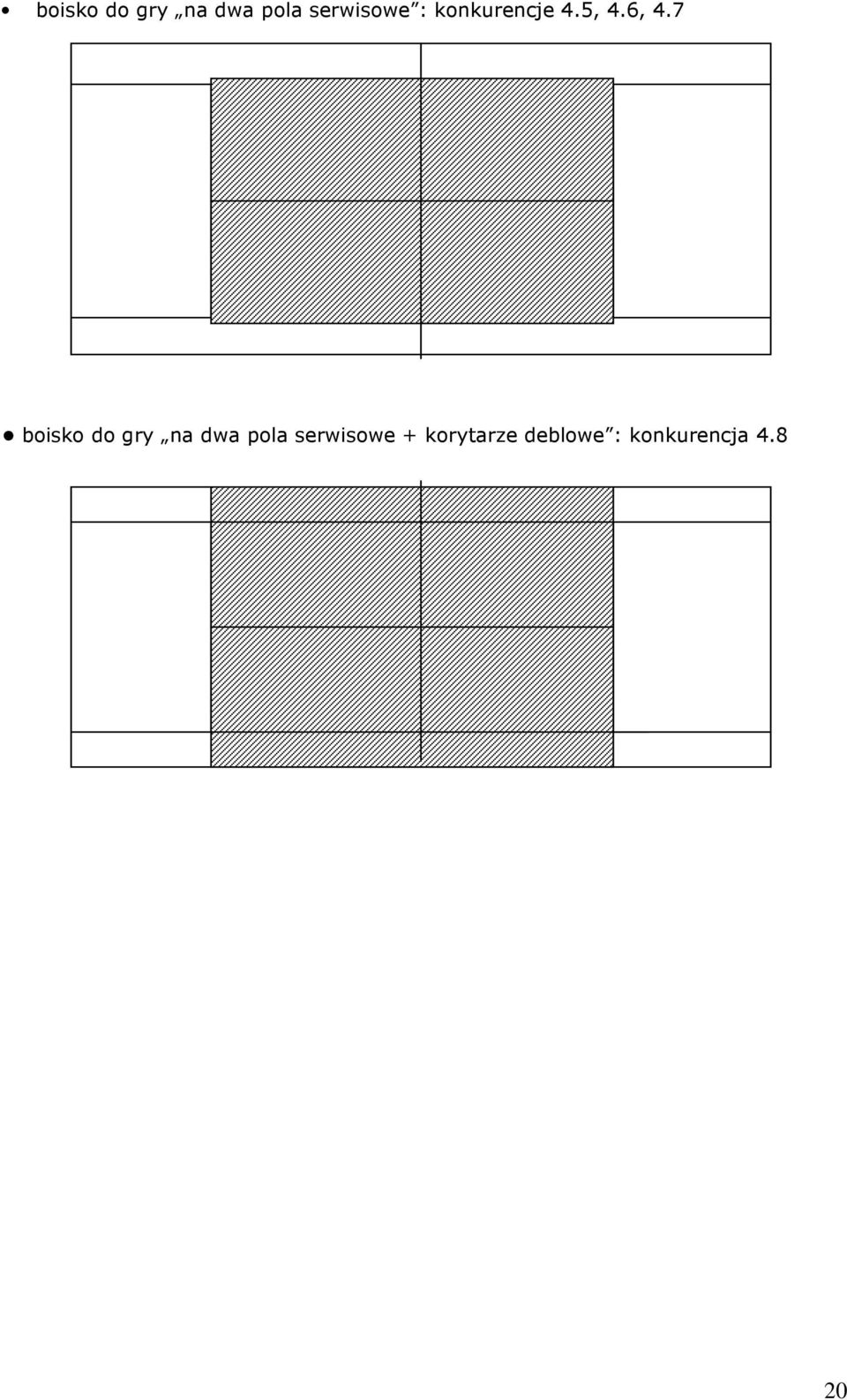 6, 4.7  serwisowe + korytarze