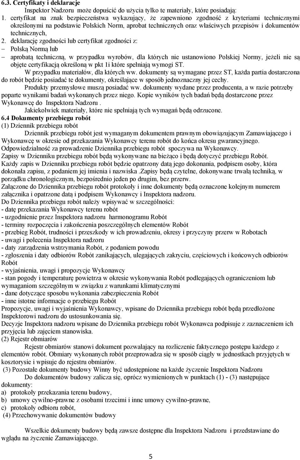 technicznych, 2.