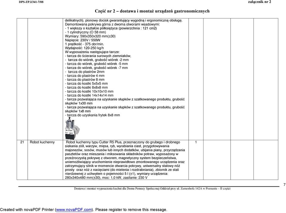 prędkość - 375 obr/min.