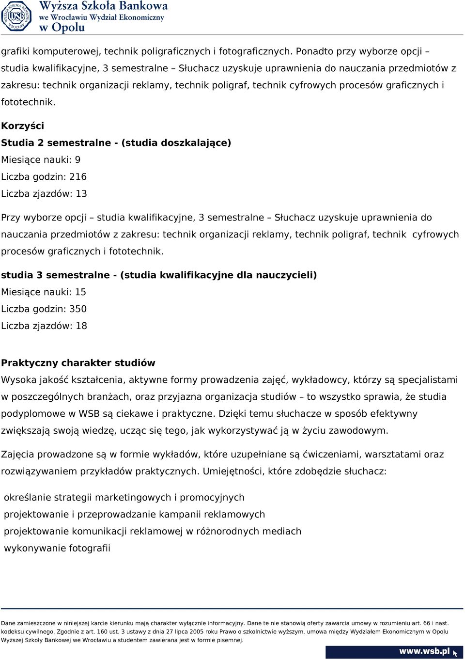 procesów graficznych i fototechnik.