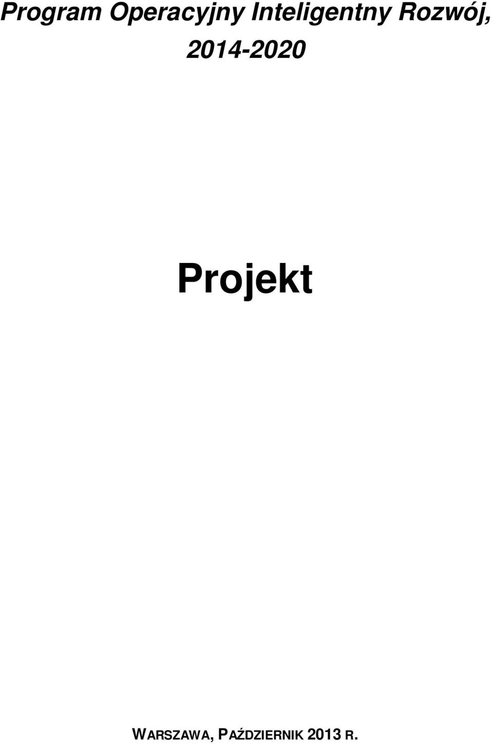2014-2020 Projekt
