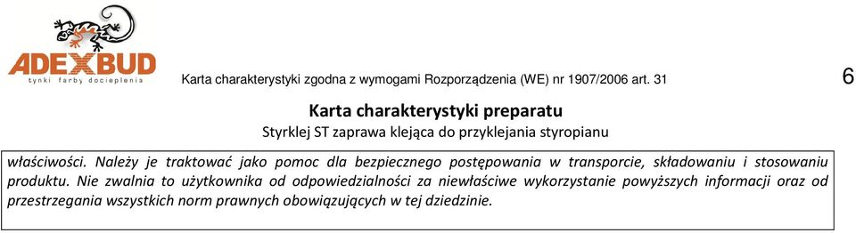 stosowaniu produktu.