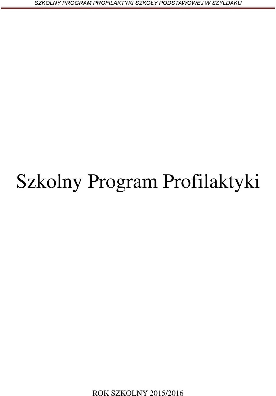 Profilaktyki