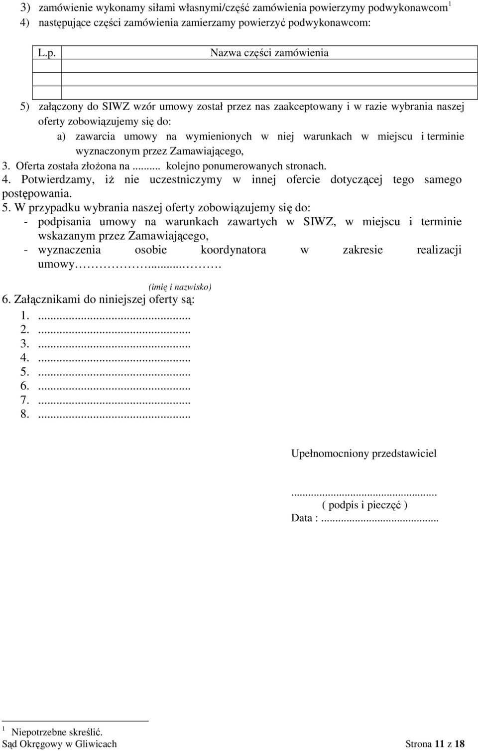 dwykonawcom 1 4) następu