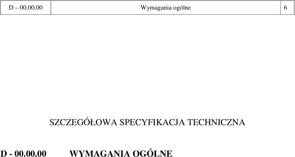 SPECYFIKACJA TECHNICZNA