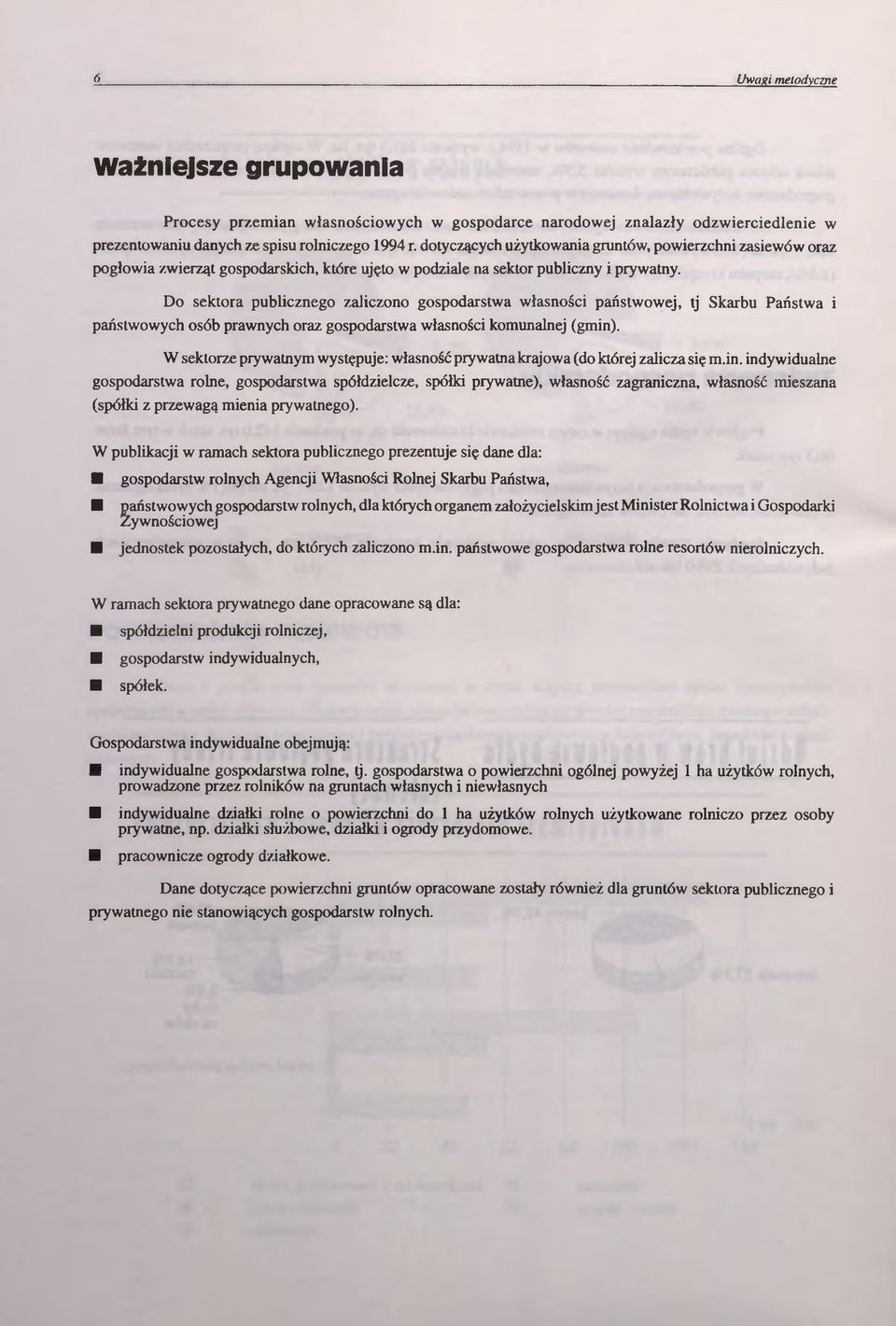 Do sektora publicznego zaliczono gospodarstwa własności państwowej, tj Skarbu Państwa i państwowych osób prawnych oraz gospodarstwa własności komunalnej (gmin).