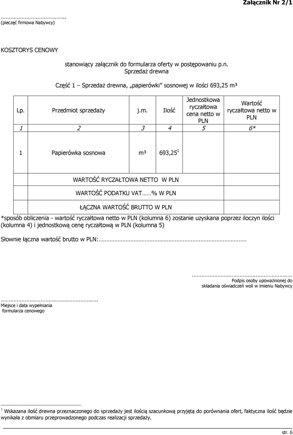 ot sprzedaży j.m.