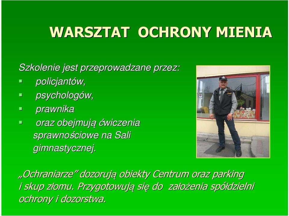 sprawnościowe na Sali gimnastycznej.