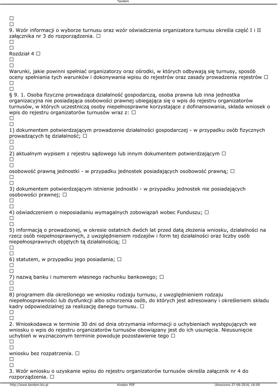 rejestrów 9. 1.