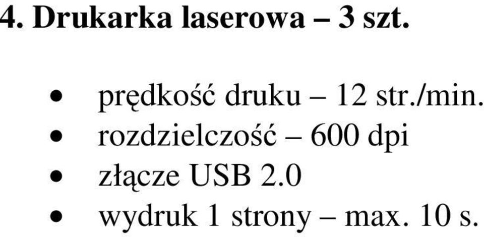 rozdzielczość 600 dpi złącze